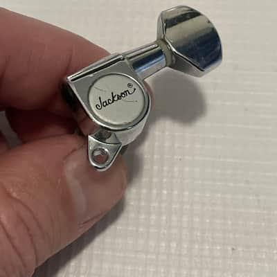 2000's Jackson DK2 Dinky Guitar Chrome Jin Ho Korea Tuners Tuning Pegs 6 In Line (Incomplete Set) image 6
