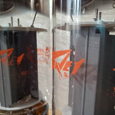 Very rare SYLVANIA 6L6GC 6L6-GC 6l6 gc matched pair DOUBLE RING GETTER big glass model ! Very strong image 9