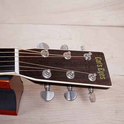 Tokai Cat's Eyes CE-300 Vintage Acoustic Guitar MIJ 1983 Natural Made in Japan w/ Hard Case image 7