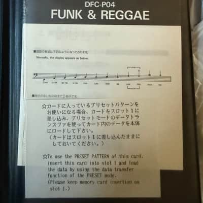 Korg DDD-5 Sound Library Series DFC-P04 Memory Card Funk & Reggae for DDD5 Drum Machine image 3