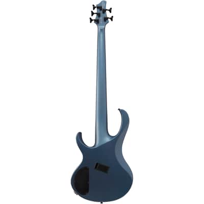Ibanez BTB605MS Multi-Scale Bass Guitar, 5-String (with Case), Midnight Arctic Ocean image 3