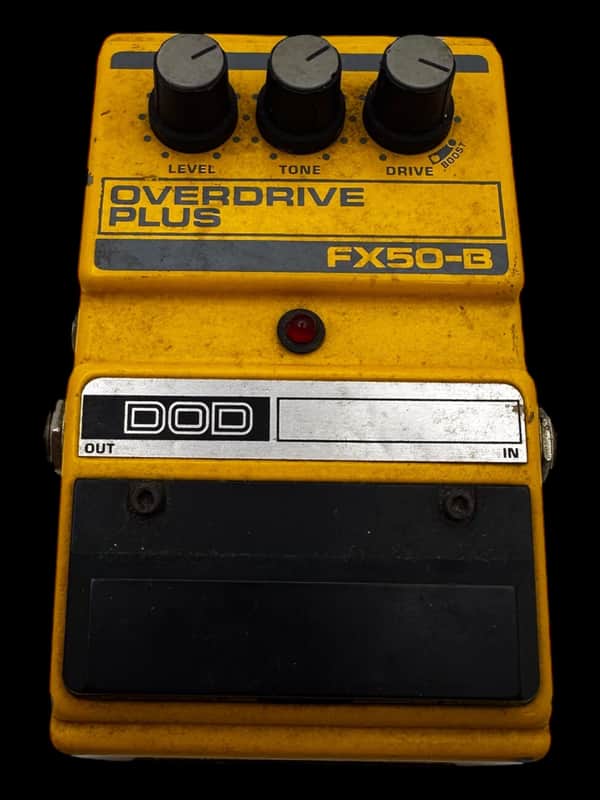 DOD Overdrive Plus FX50B 1986 - 1998 - Yellow X6002 image 1