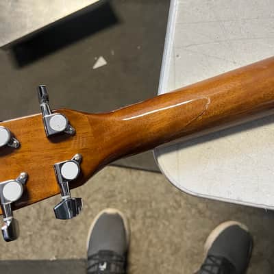 Rogue Classic spider resonator guitar, round neck, u fix it headstock broke off image 6