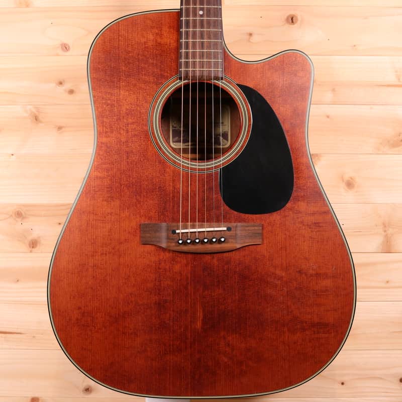 Takamine EF340SC GN Solid Cedar Top / Layered Mahogany Dreadnought Acoustic-Electric Guitar Bild 1