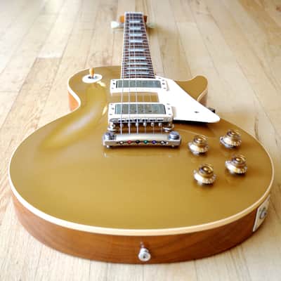 2012 Gibson Les Paul R7 Custom Shop 1957 Historic Reissue Goldtop Near Mint VOS w/ ohsc image 12
