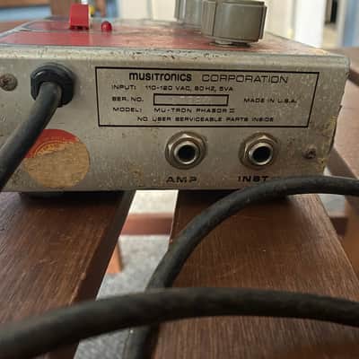 Mu-Tron Phasor II 1977 - Silver image 3