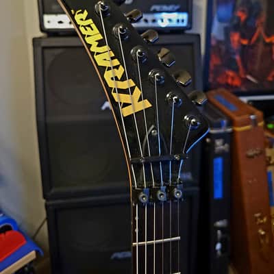 Kramer Nightswan 1989 Lightning graphic guitar Vintage Original Floyd  F serial EXCELLENT!!! image 10