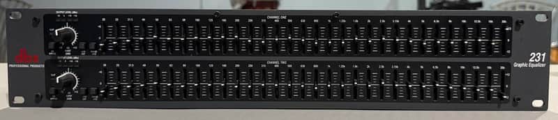 dbx 231 Dual Channel 31-Band EQ 2000s - Gray image 1