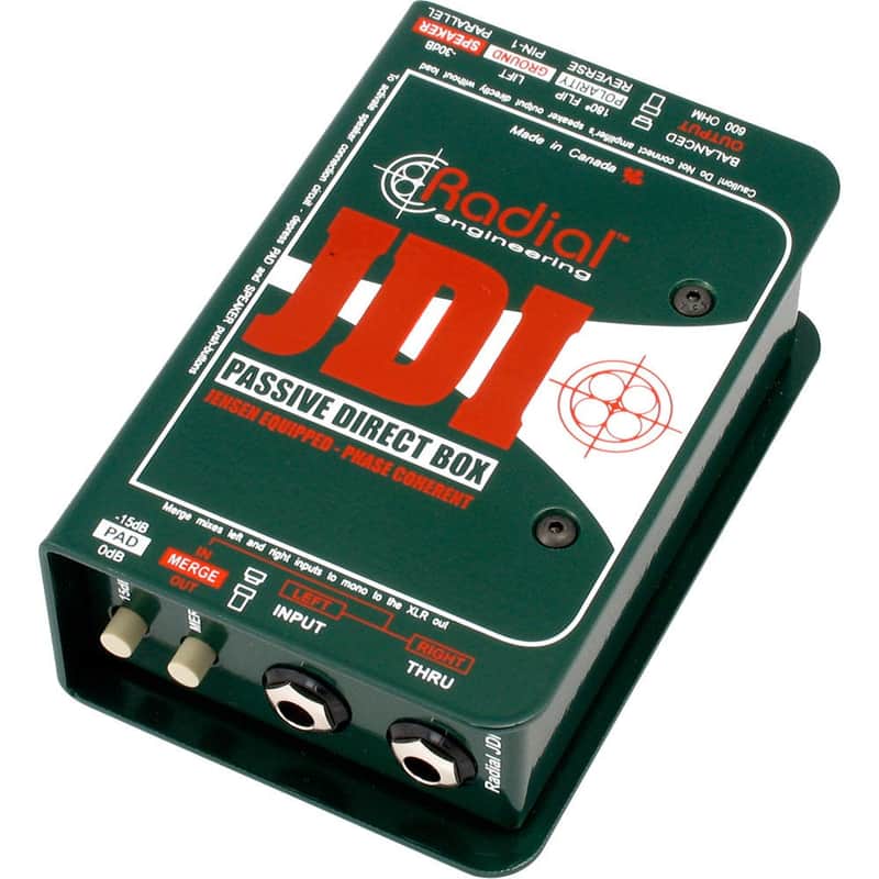 Radial Engineering JDI - Jensen Equipped 1-channel Passive Instrument Direct Box image 1