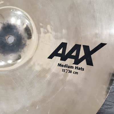 Sabian 15" AAX Medium Hi-Hat Cymbals (Pair) (Gorgeous!) image 15