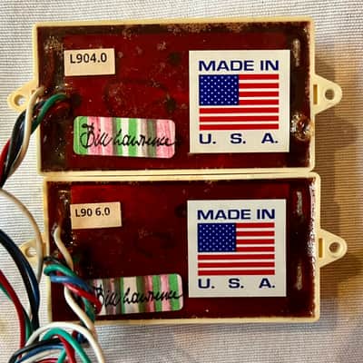 Wilde L90 humbucker pickup set Cream used image 2