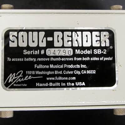 Used Fulltone Soul Bender Fuzz v2 See Description VGC image 7