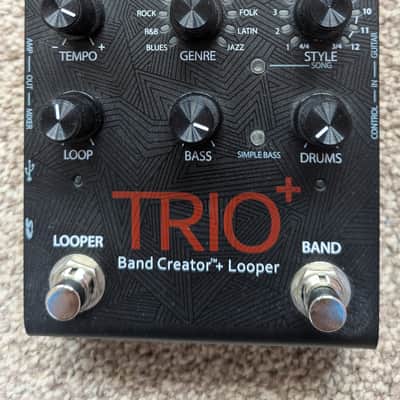 DigiTech TRIO Plus Band Creator + Looper with FS3X 3-Button Footswitch 2010s - Grey image 2