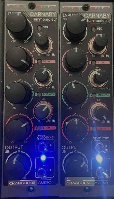 Pair of Cranborne Audio Carnaby 500 Series Harmonic EQ - Pair 2023 - Present - Blue image 1