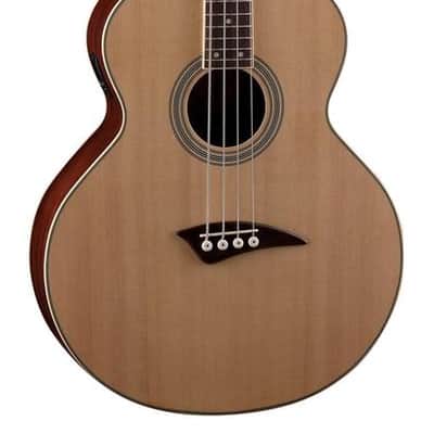 Dean EAB Acoustic-Electric 4 String Bass Guitar - Natural, Bag Bundle image 2