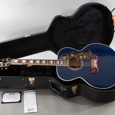 2015 Gibson Custom Shop Limited Edition SJ-200 – Trans Blue | OHSC + COA | Rare image 2