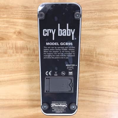 Dunlop GCB95 Cry Baby Standard Wah 1982 - Present - Black image 8