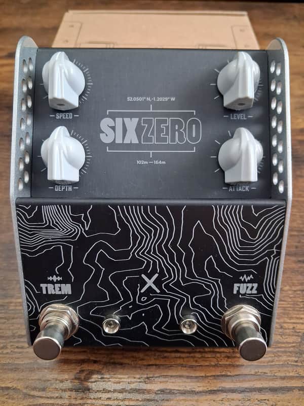 ThorpyFX Six Zero 2024 - Black / Blue Tone Bender Style Fuzz image 1