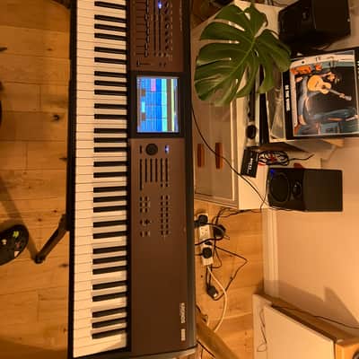 Korg Kronos LS 88 Workstation 2010s - Maroon image 5
