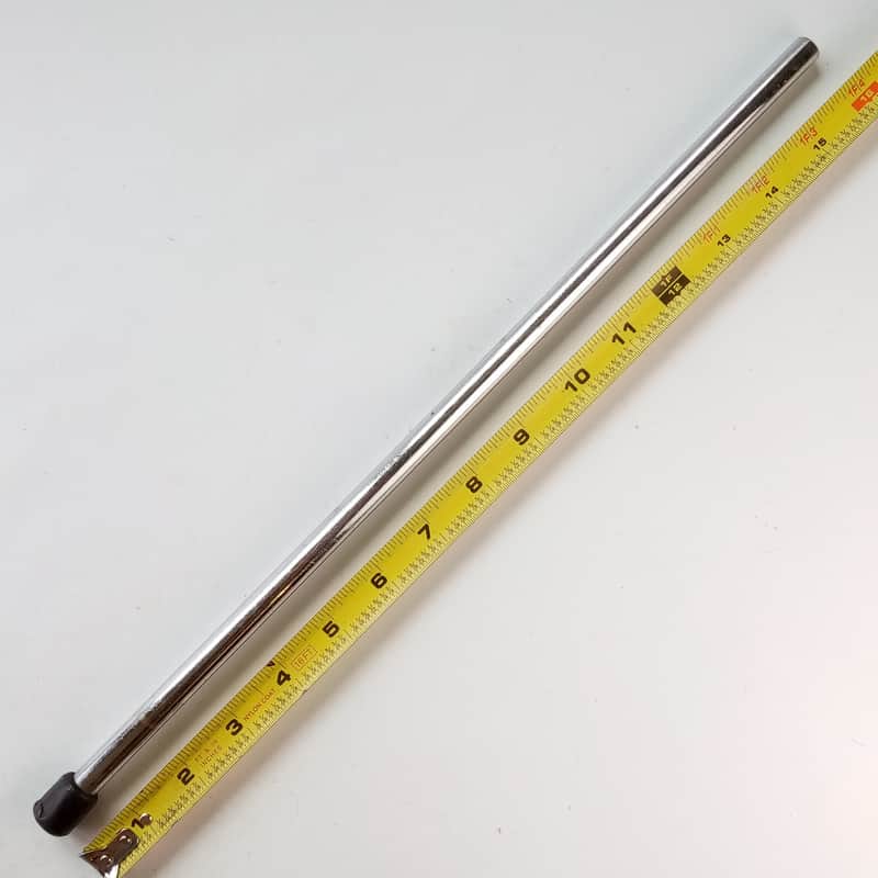Tama 80s Disappearing Bass Drum Spur/Straight Floor Tom Leg 7/16" Chrome Plating image 1