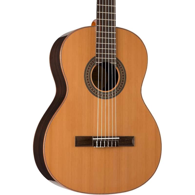 Lucero LC200S Solid-Top Classical Acoustic Guitar - Regular Natural image 1