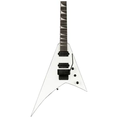 Jackson Pro Plus Series Rhoads RR24 6-String Right-Handed Electric Guitar with Okoume Body and Ebony Fingerboard (Snow White) image 5