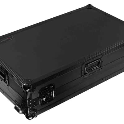 Odyssey FZGSDDJREV7WBL Glide Style Flight Case for Pioneer DDJ-REV7 Controller with Wheels and Laptop Platform - Black image 8