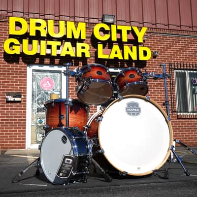 Mapex Armory Studioease 5pc Birch/Maple Shell Pack - Redwood Burst image 5