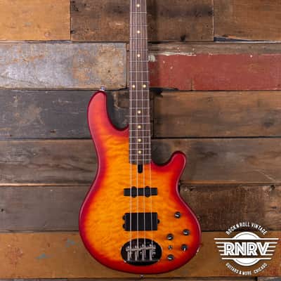 Lakland Skyline 44-02 Deluxe Satin Cherry SB, Rosewood B-Stock image 3