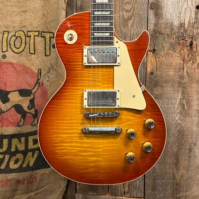 Gibson Custom Shop Les Paul 1960 V2 LTD. ED. Anniv. Reissue 2020 # 001502 - Tomato Soup Burst image 1