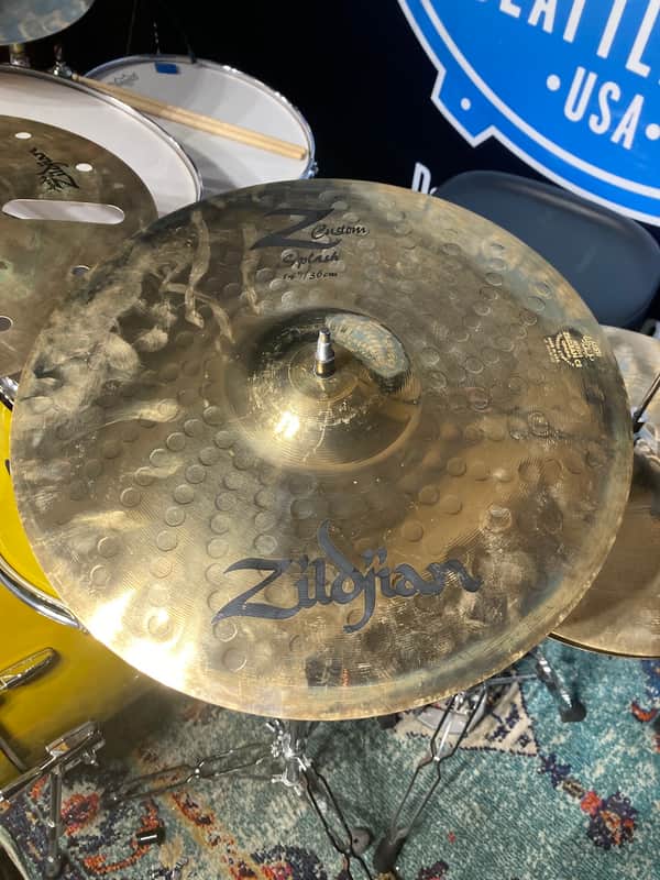Tommy Lee's, Mötley Crüe Zildjian - 14" Z Custom Splash Cymbal 782g 2005 - Brilliant image 1