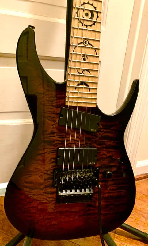 Dean RC7 Exotic Rusty Cooley 7-string electric guitar - Tiger Eye finish image 1