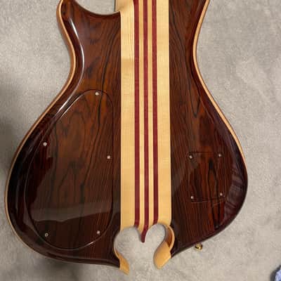 Alembic Signature Deluxe Mark 5 String Bass Guitar Cocobolo image 12
