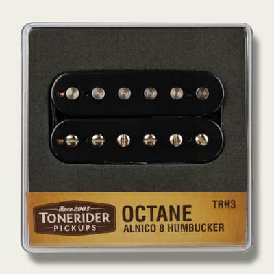 Tonerider Alnico 8 Octane Humbucker Pickup Bridge Black image 1