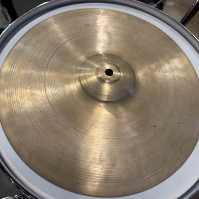 Zildjian 12" A. Zildjian Transition Stamp Hi-Hat Cymbals (Pair) 1946 - 1953 - Traditional image 6
