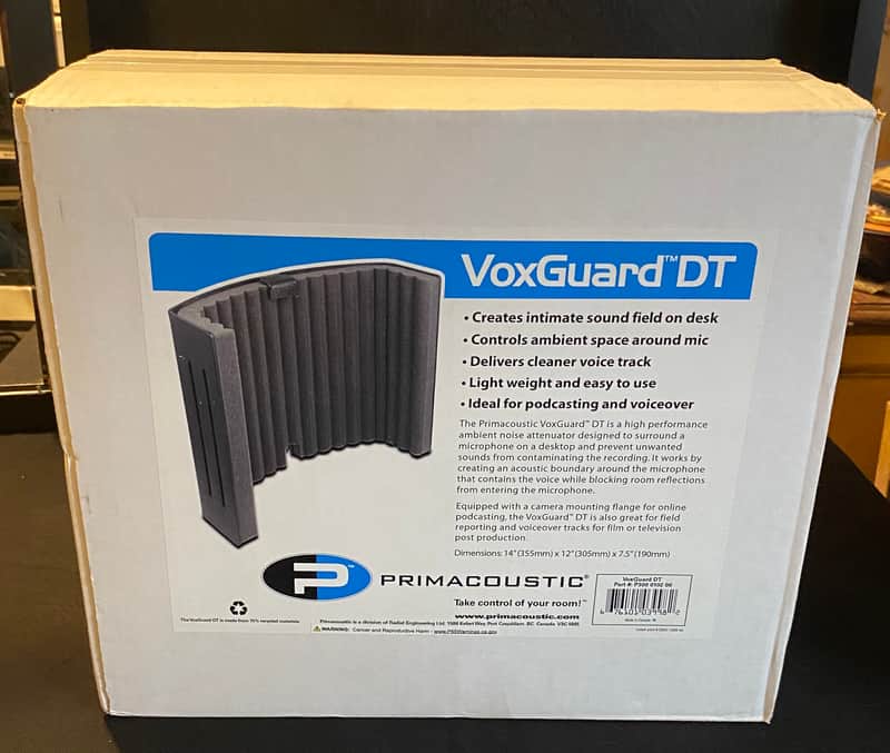 New Primacoustic VoxGuard DT (Desktop) Nearfield Absorber Desktop Ambient Field Controller image 1