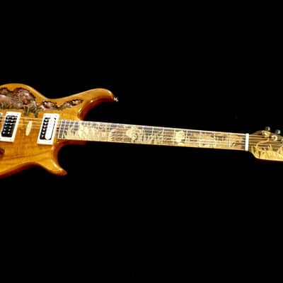 Blueberry Guitar Electric Baritone 2022 - Hand Carved & Handmade image 1