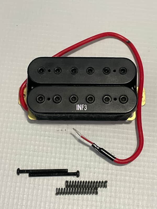 2010's Ibanez RG350DXZ RG Series INF3 Black Neck Humbucker Guitar Pickup 12.45k image 1