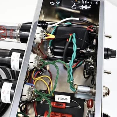 RUBY AMPS WHITE 5E3 CHASSIS GUITAR AMPLIFIER image 4