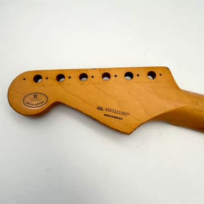 Fender Stratocaster Neck Maple Road Worn 50s Nitro 26012 image 11