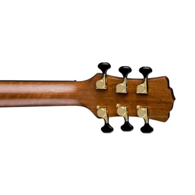 Luna Art Recorder All Solid Wood Acoustic Guitar, 21 Frets, C Neck, Rosewood Fretboard, Satin Natural image 13