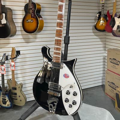 Rickenbacker 620 Electric Guitar - Jetglo w/OHSC #734 image 6