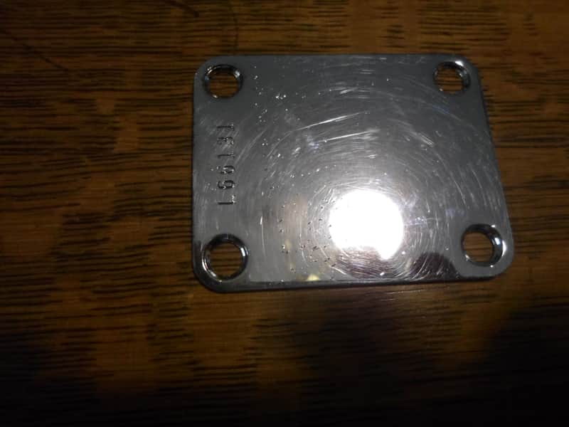 Fender Stratocaster Telecaster L Neck Plate 1965 image 1