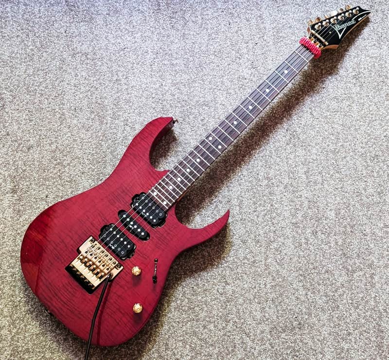 RARE! 1995 Ibanez RG570CT TBY - Transparent Burgundy, Wizard Neck / Made in Japan /, including hard case!FREE Shipping in EU! VIDEO! image 1