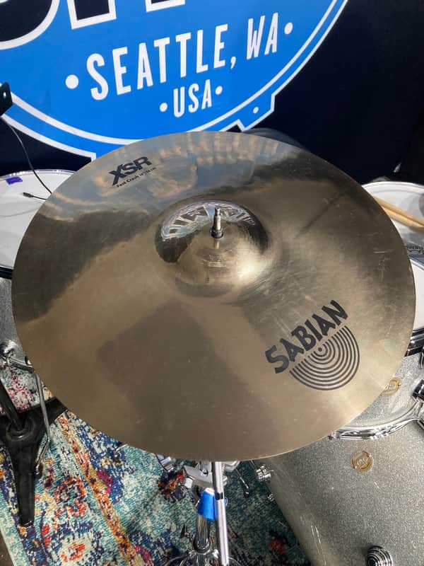 Russ McKinnon's (Barry Manilow, Tower of Power) Sabian 18" XSR Fast Crash Cymbal 1382g 1999 image 1