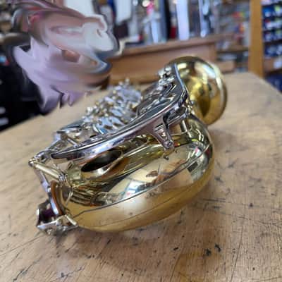 Used Yamaha YAS-23 Alto Sax Saxophone with Case Mouthpiece Neck Strap Just Serviced image 7