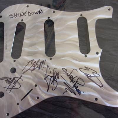 Shinedown Hand Signed & Framed Guitar Pick Guard image 9