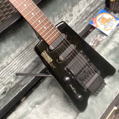 Hohner  Left hand Lefty Handed / G3 T Tremolo Headless Guitar Licensed by Steinberger - Black image 1