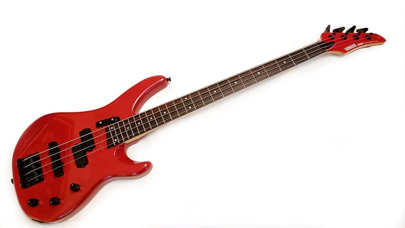 Yamaha RBX Super Medium Series Bass 1986 Vintage Japan Coral Red