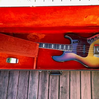 1972 Fender Jazz Bass Sunburst image 9